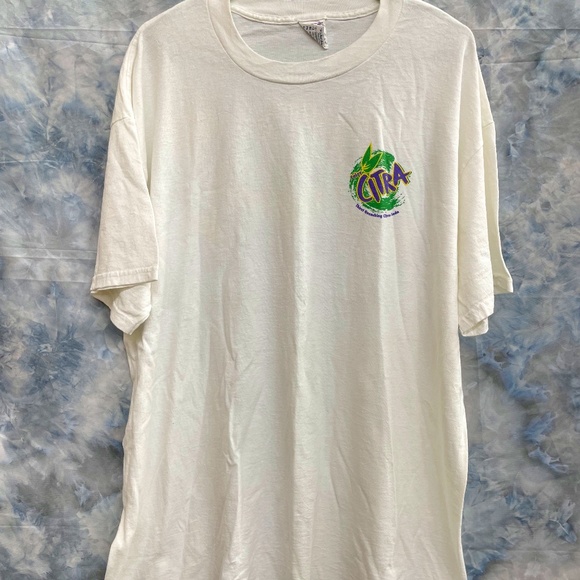 Vintage Citra Soda Tee mens Size XL White Good Condition Delta Tag - Picture 1 of 6